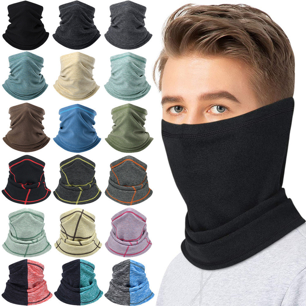 Winter Neck Gaiter Face Mask - Windproof Fleece Scarf for Cold Weather