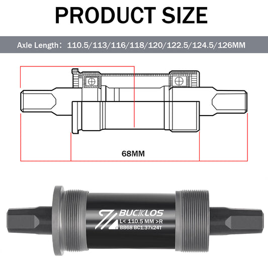 Bicycle Square Taper Bottom Bracket BB68 MTB Road Folding Bike Bearings