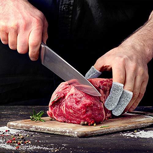 40 Pack Cut Resistant Finger Cots Finger Protectors Sleeves for Kitchen and Garden