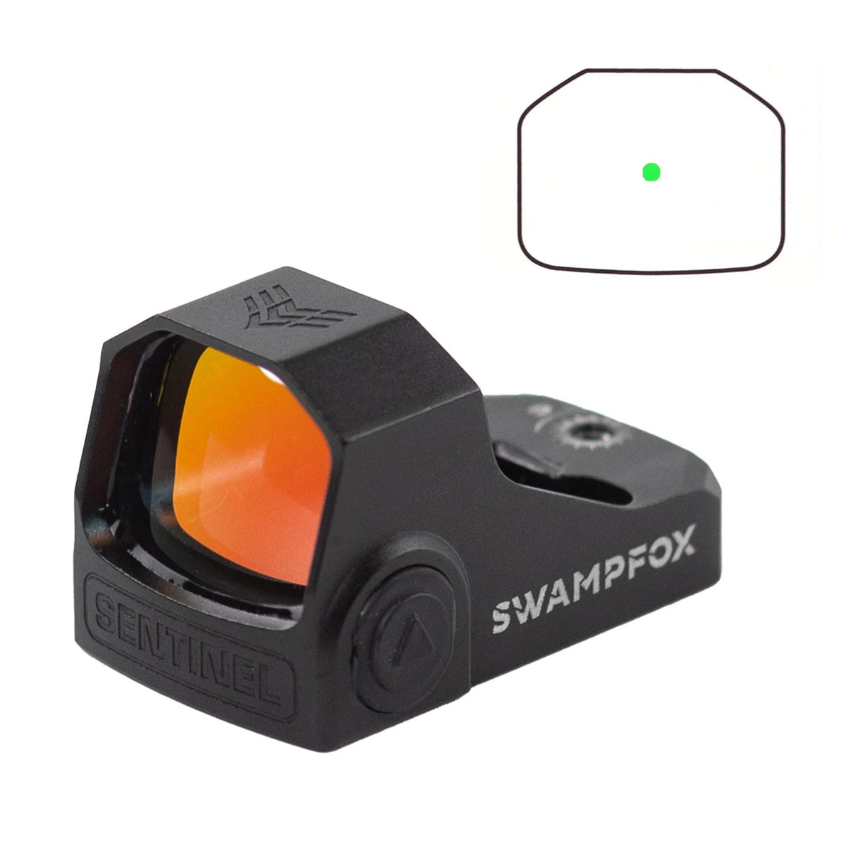 Micro Reflex Red/Green Dot Sight 3 MOA for Pistols - Swampfox Sentinel 1x16mm