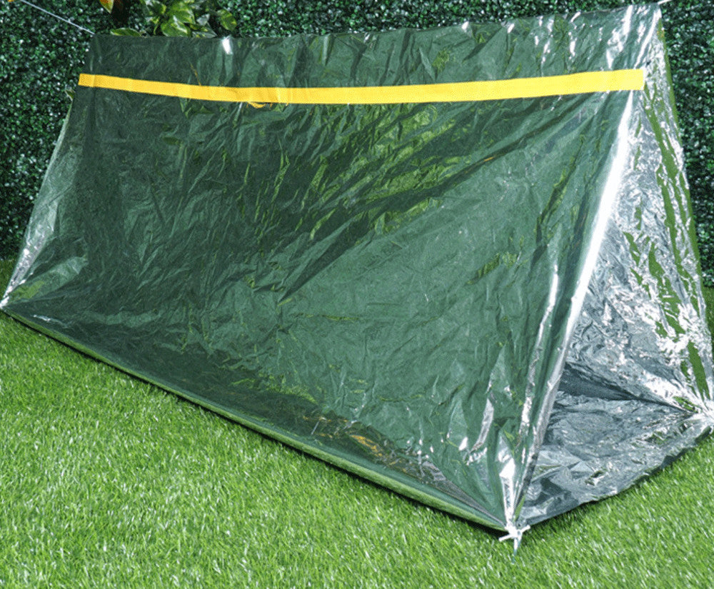 Emergency Survival Tent Reflective Shelter Bag 8ft x 4ft Compact & Reusable
