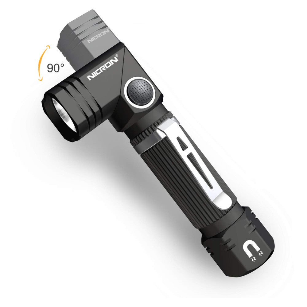 Mini Tactical Waterproof LED Flashlight 600 Lumens with 4 Modes