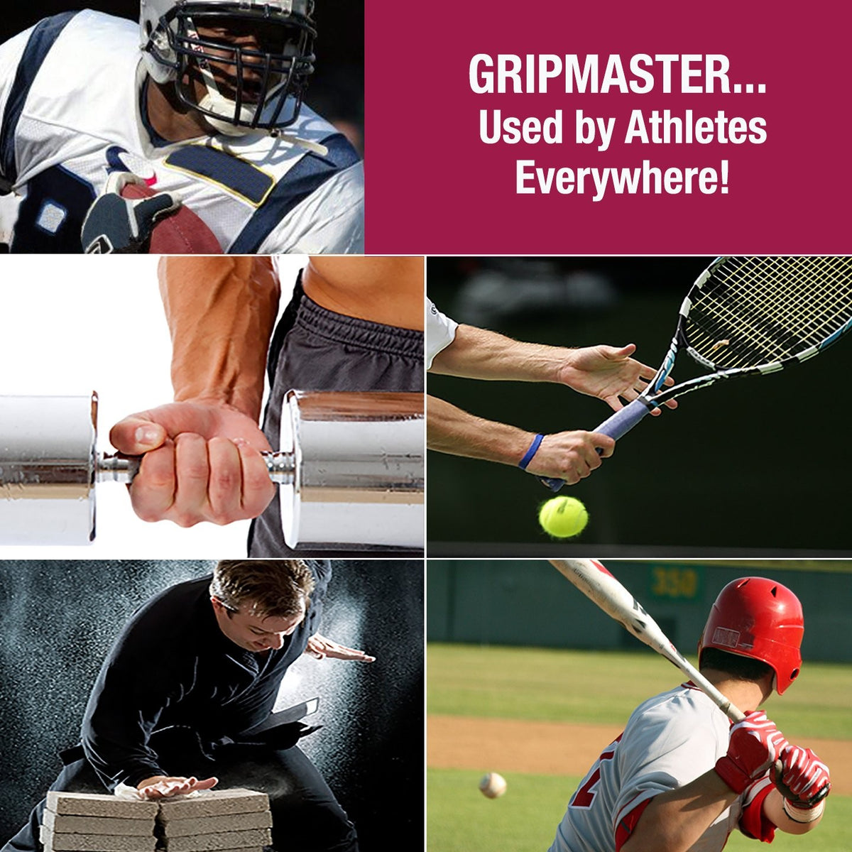 Gripmaster Hand Exerciser 9 lb Heavy Tension - Prohands Black