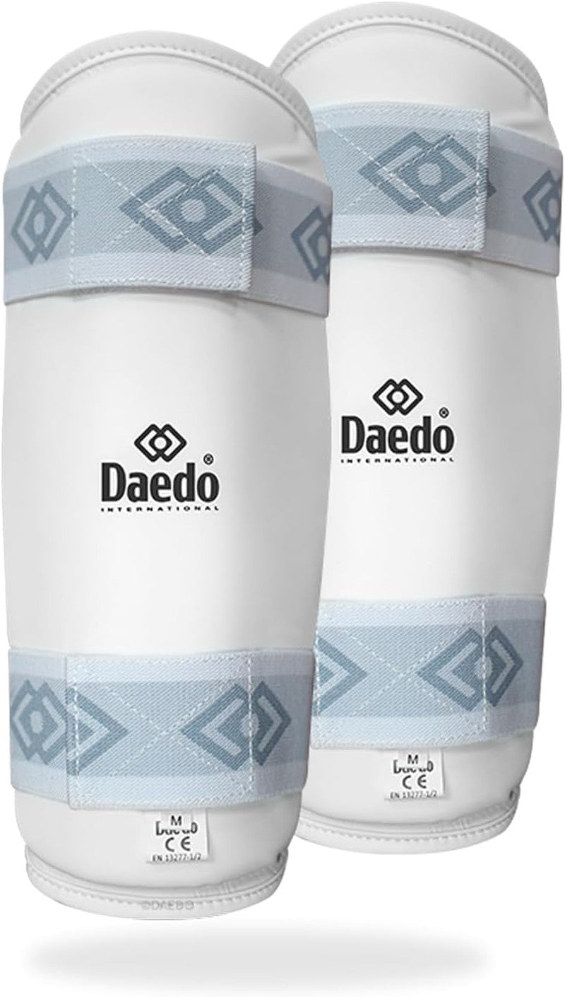 Lightweight Taekwondo Shin Guard with Dual Elastic Straps - Comfortable & Durable