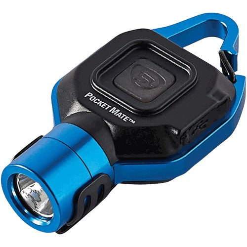 USB Rechargeable LED Flashlight 325 Lumens Compact Portable Blue