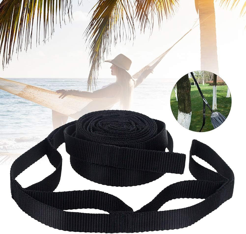 2 Pack Hammock Tree Straps Set - No Stretch Outdoor Suspension System