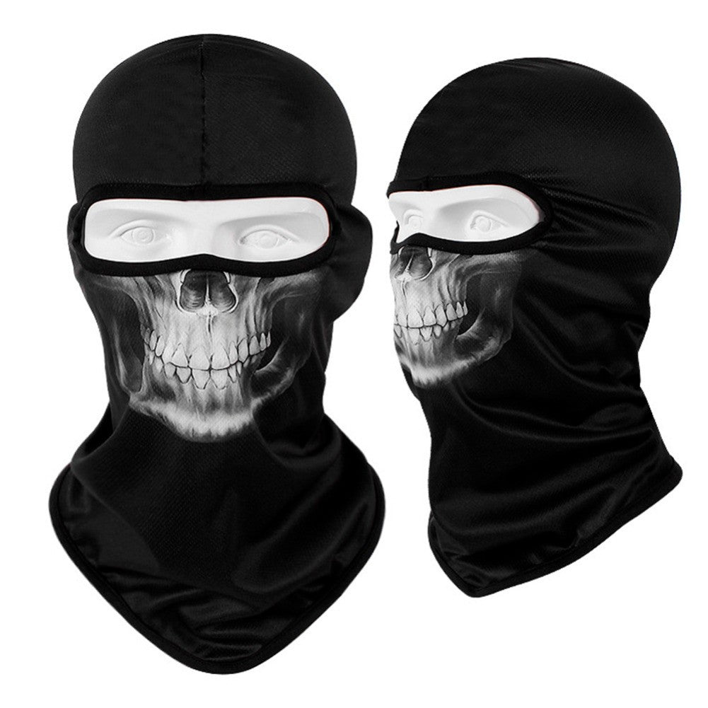 Full Face Mask Balaclava Ghost Skull Windproof Cycling & Tactical Hood