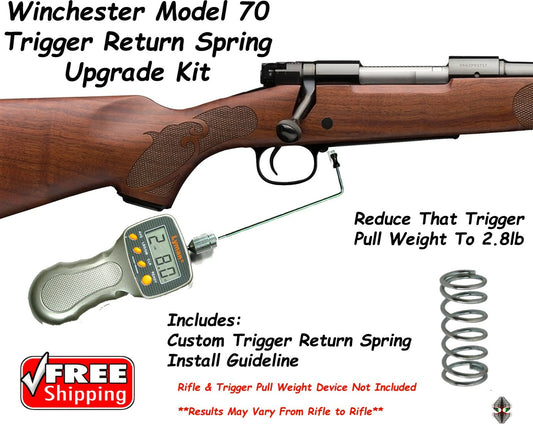 Trigger Return Spring Kit for Winchester Model 70 Rifle - Reduce Trigger Pull
