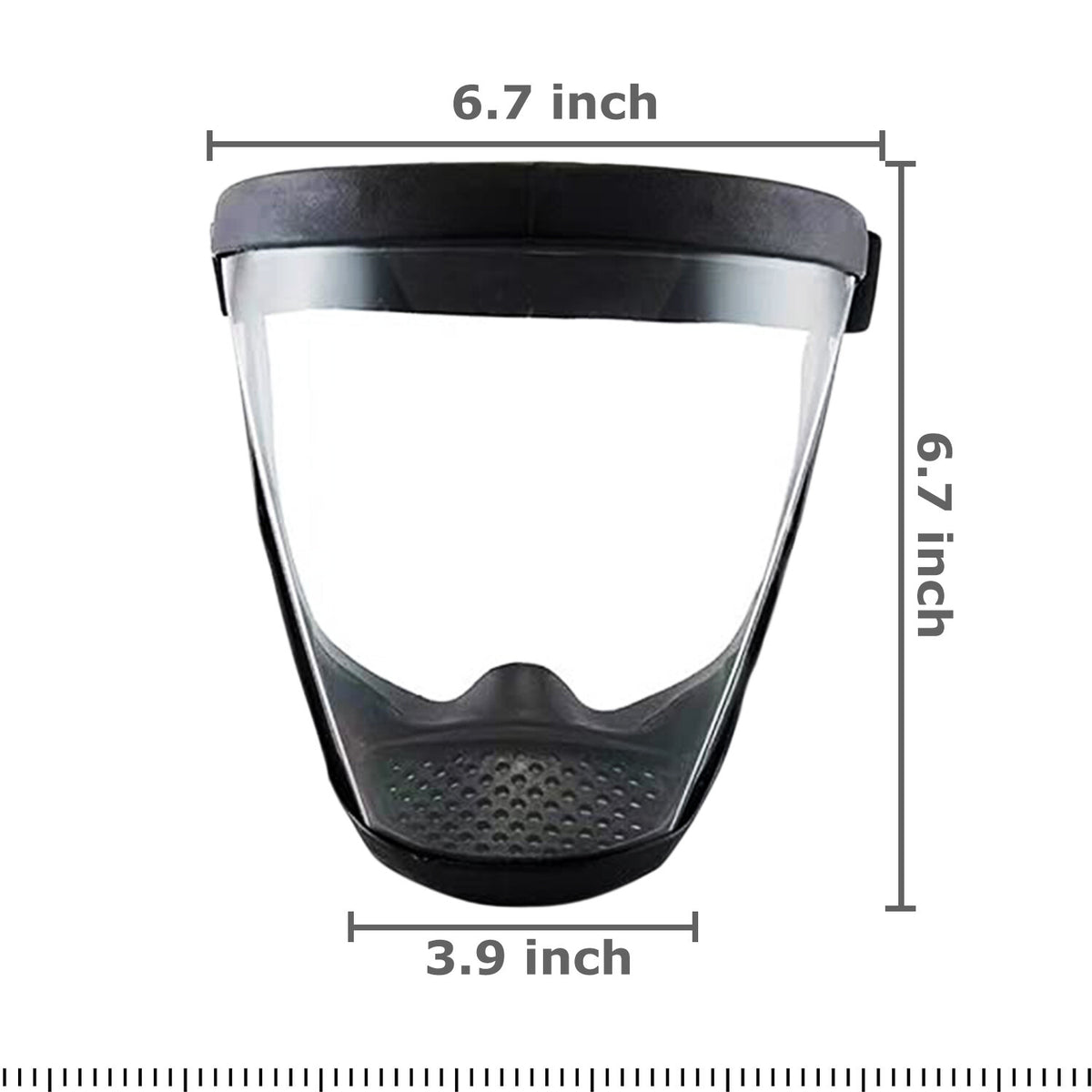 Full Face Anti-Fog Safety Mask with Protective Shield - Clear Head Cover