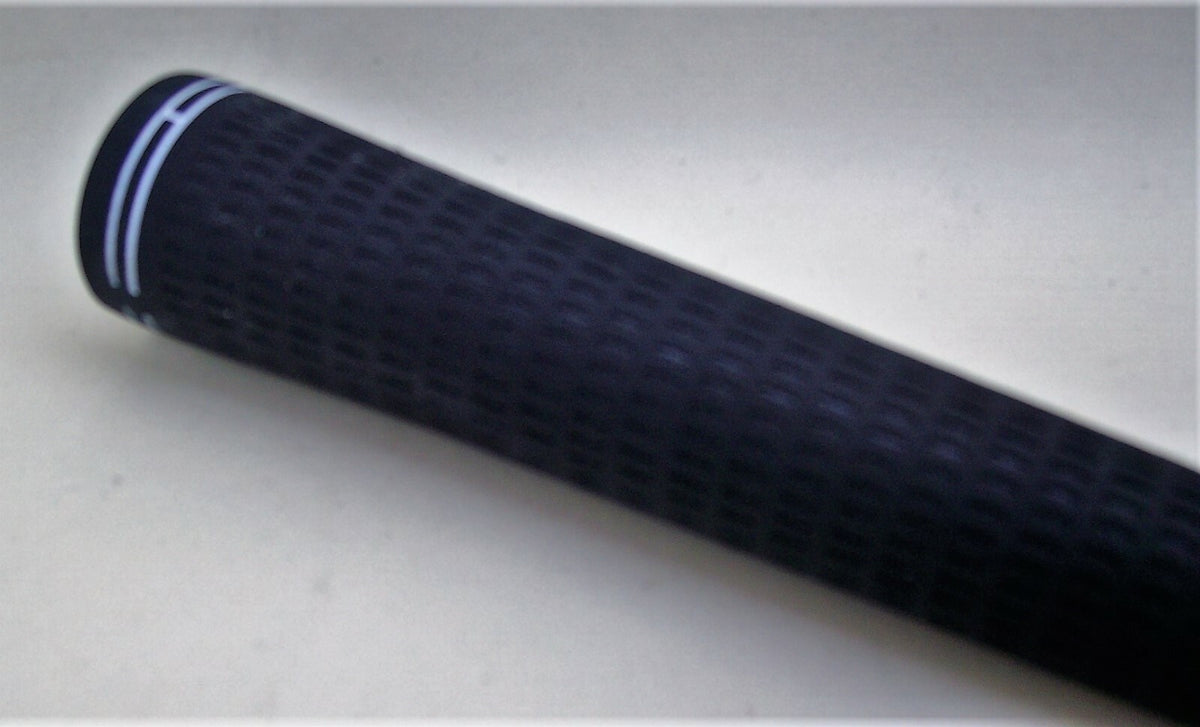 EGK Volt Black Golf Grips 5 Pack Standard .600 Core Rubber Traction