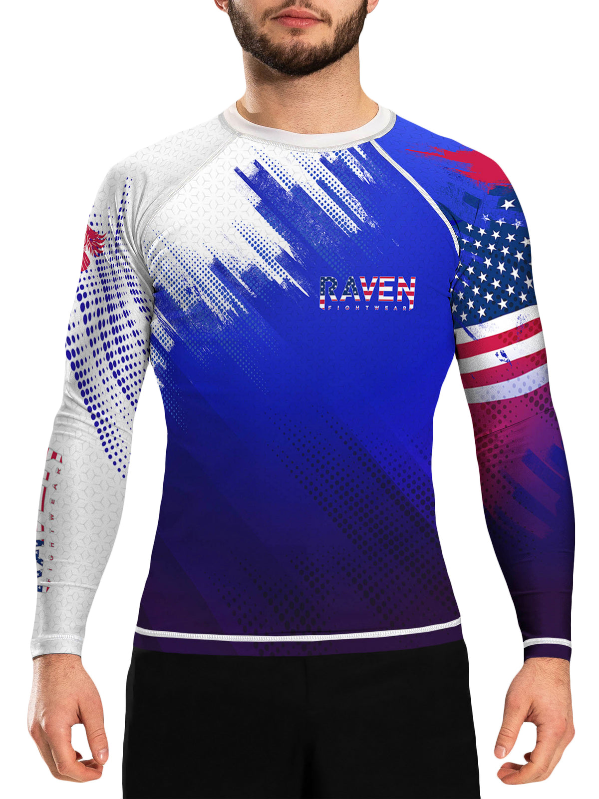 Men's MMA Rash Guard - BJJ, Combat Sports, Durable Compression Top