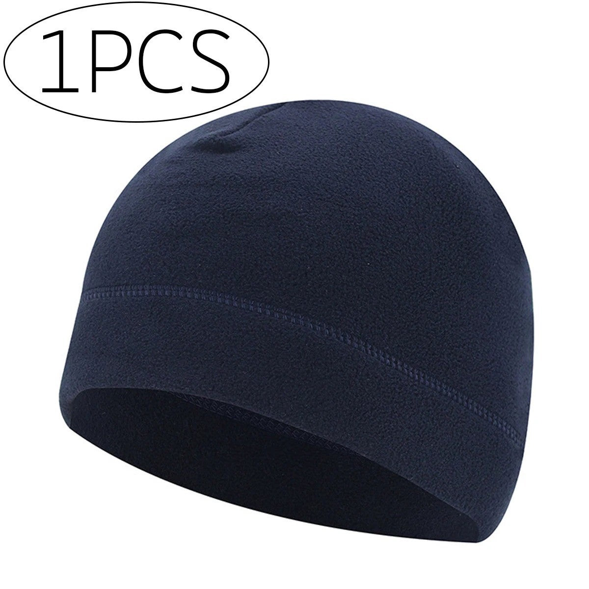 Unisex Winter Fleece Beanie Hat - Windproof Skiing & Outdoor Cap