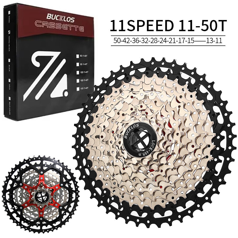 Bike Cassette and Chain Set for Shimano SRAM 8-12 Speed, 11-52T