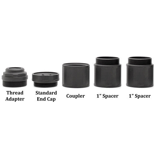 Modular Linear Compensator Kit with Thread Adapter for Pistol Calibers