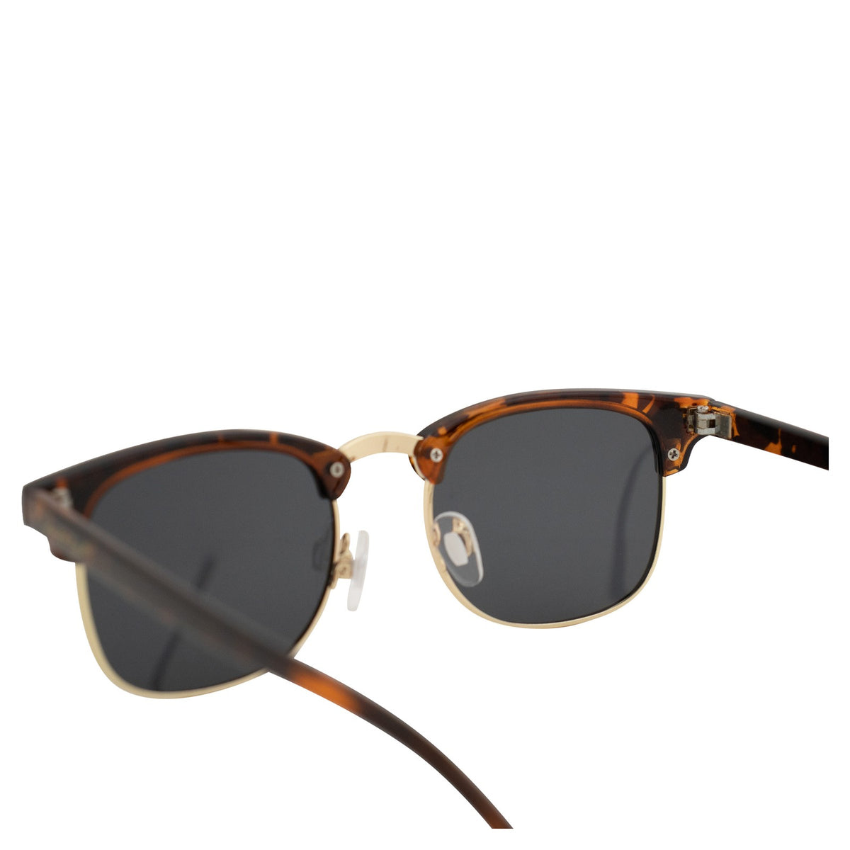 Polarized Tortoise Frame Sunglasses with Smoke Lenses - Unisex UV Protection
