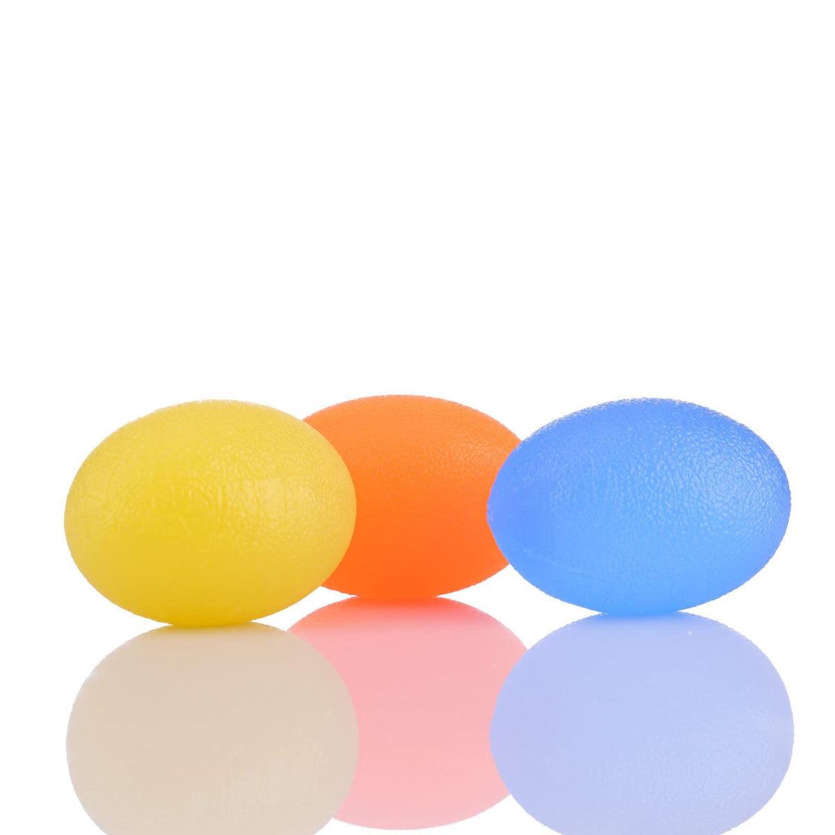 Hand Therapy Balls Stress Relief Set with 3 Resistance Levels for Hand & Forearm Exercise