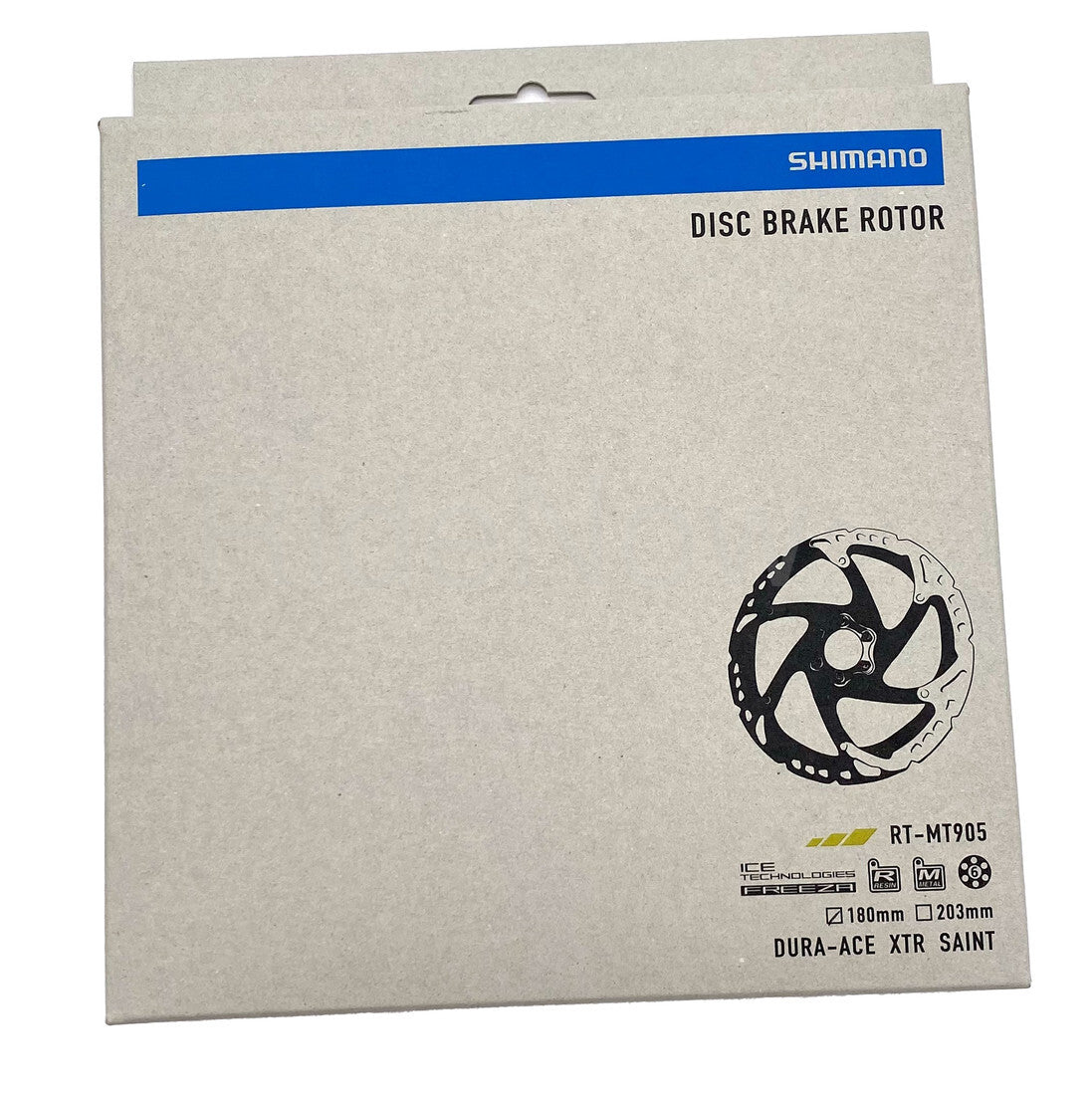 Shimano XTR RT-MT905 180mm 6-Bolt Bike Disc Brake Rotor Ice Tech Freeza
