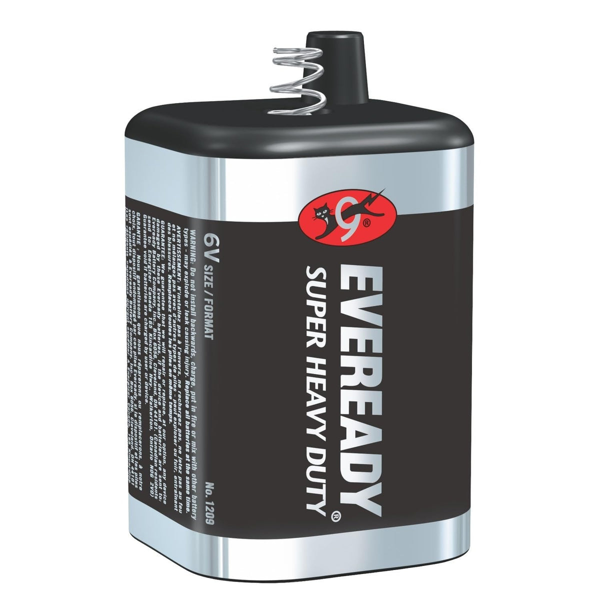 6V Super Heavy Duty Lantern Battery for Flashlights & Smoke Alarms - Single Pack