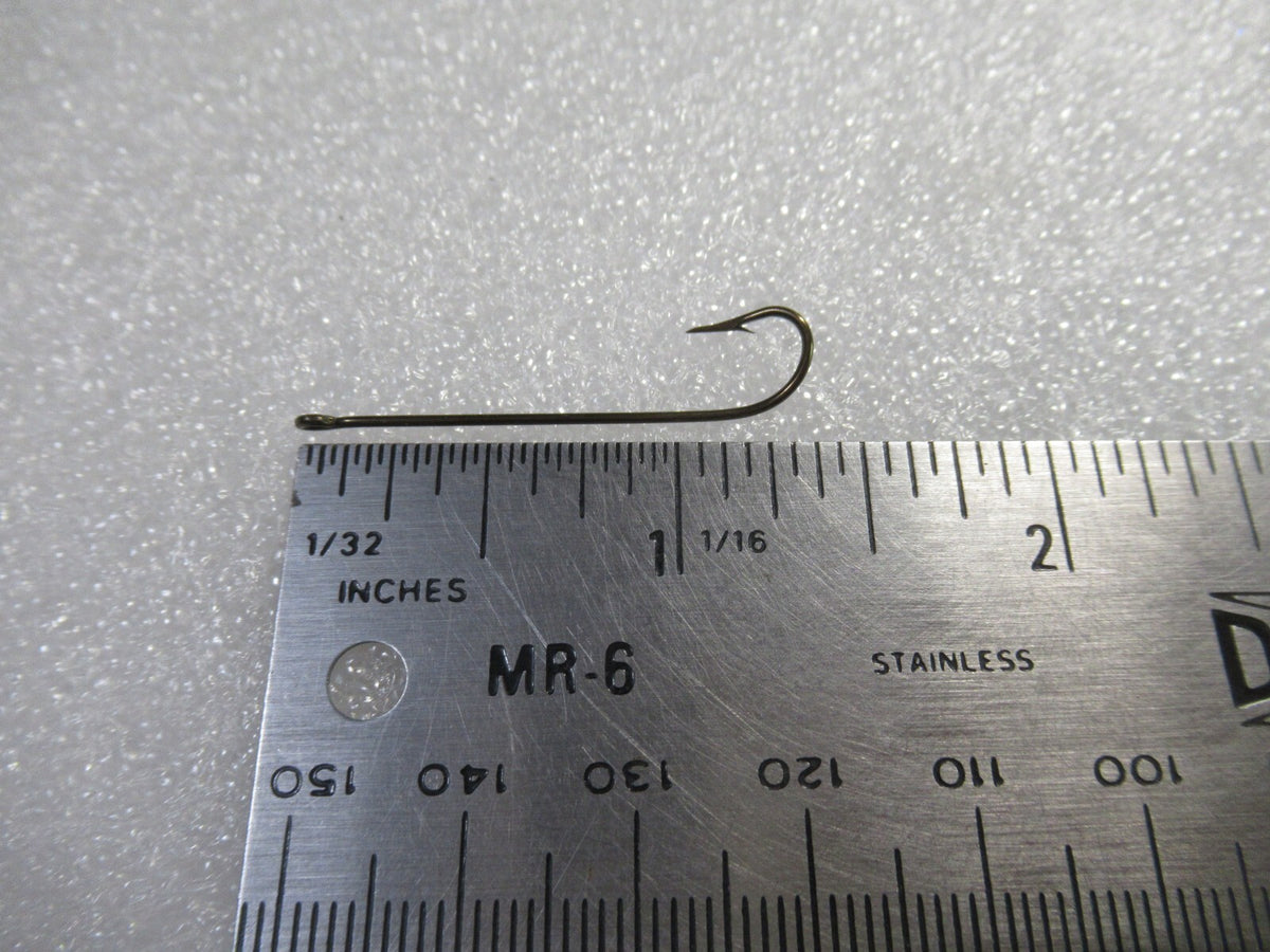 Mustad 3191 Ringed Bronze Fish Hooks 100 Pcs Size 6 for Fly Tying