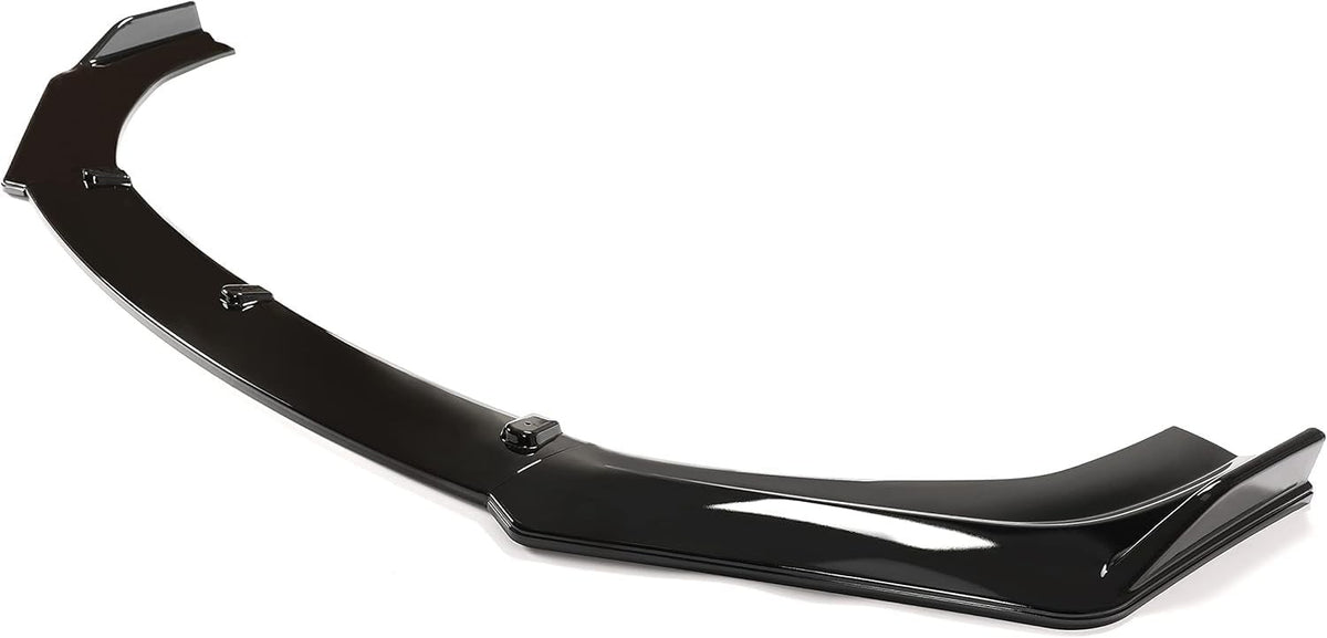 Honda Civic Front Bumper Lip Spoiler Kit 2016-2020 Gloss Black - 3 Pcs