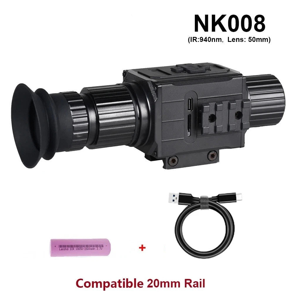Night Vision Scope 5X AI Zoom HD 1080P with Shockproof 400M Range