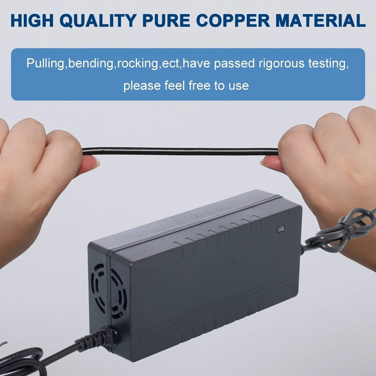 42V 2A Electric Bicycle Charger UL Certified for Lithium Battery