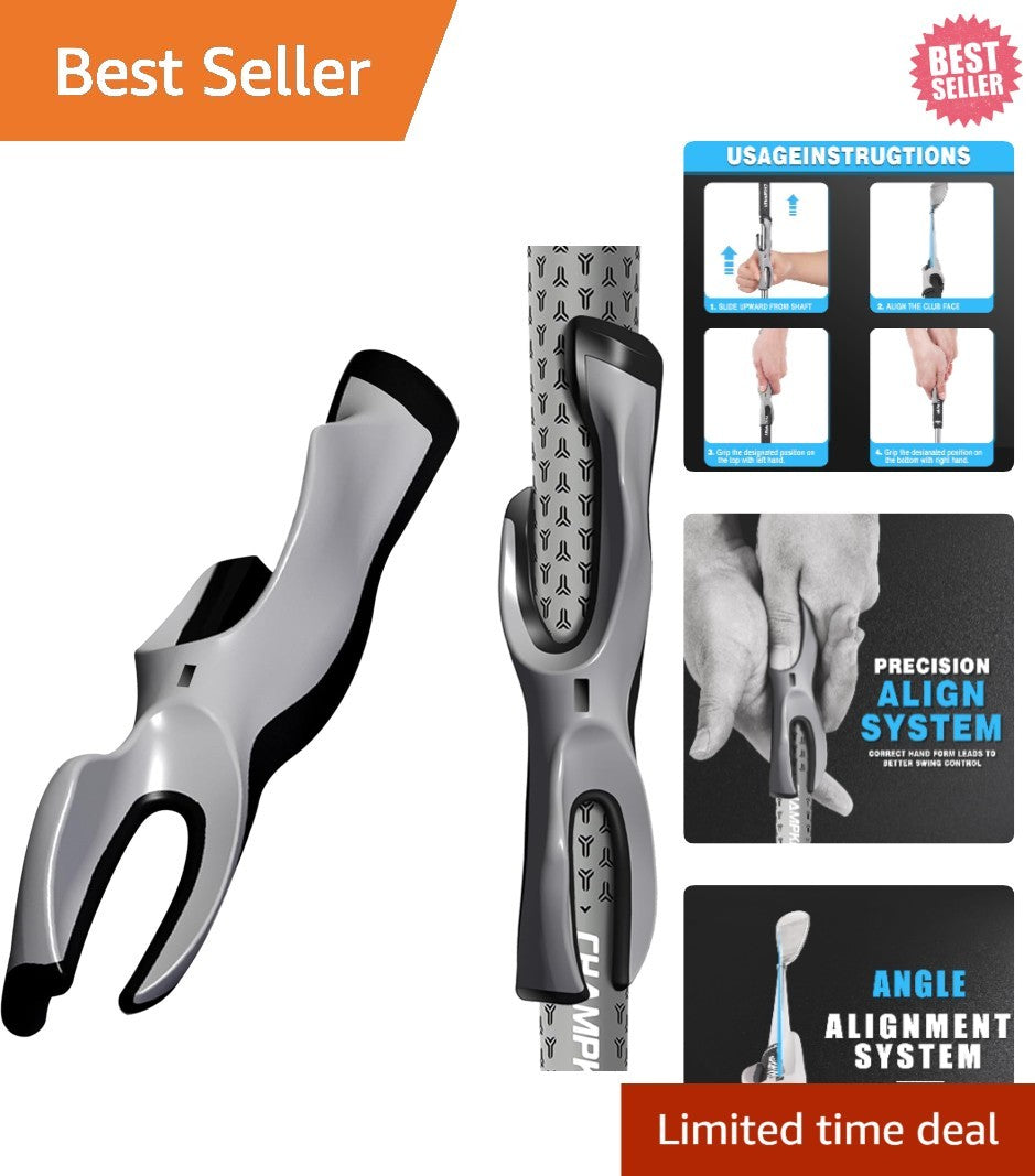 Golf Grip Trainer for Stable Swing - Improves Control & Accuracy