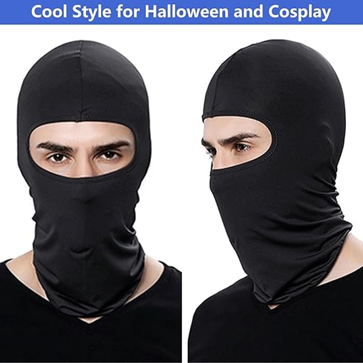 Unisex Full Face Windproof Ski Mask for Outdoor Sports - Multiple Quantities