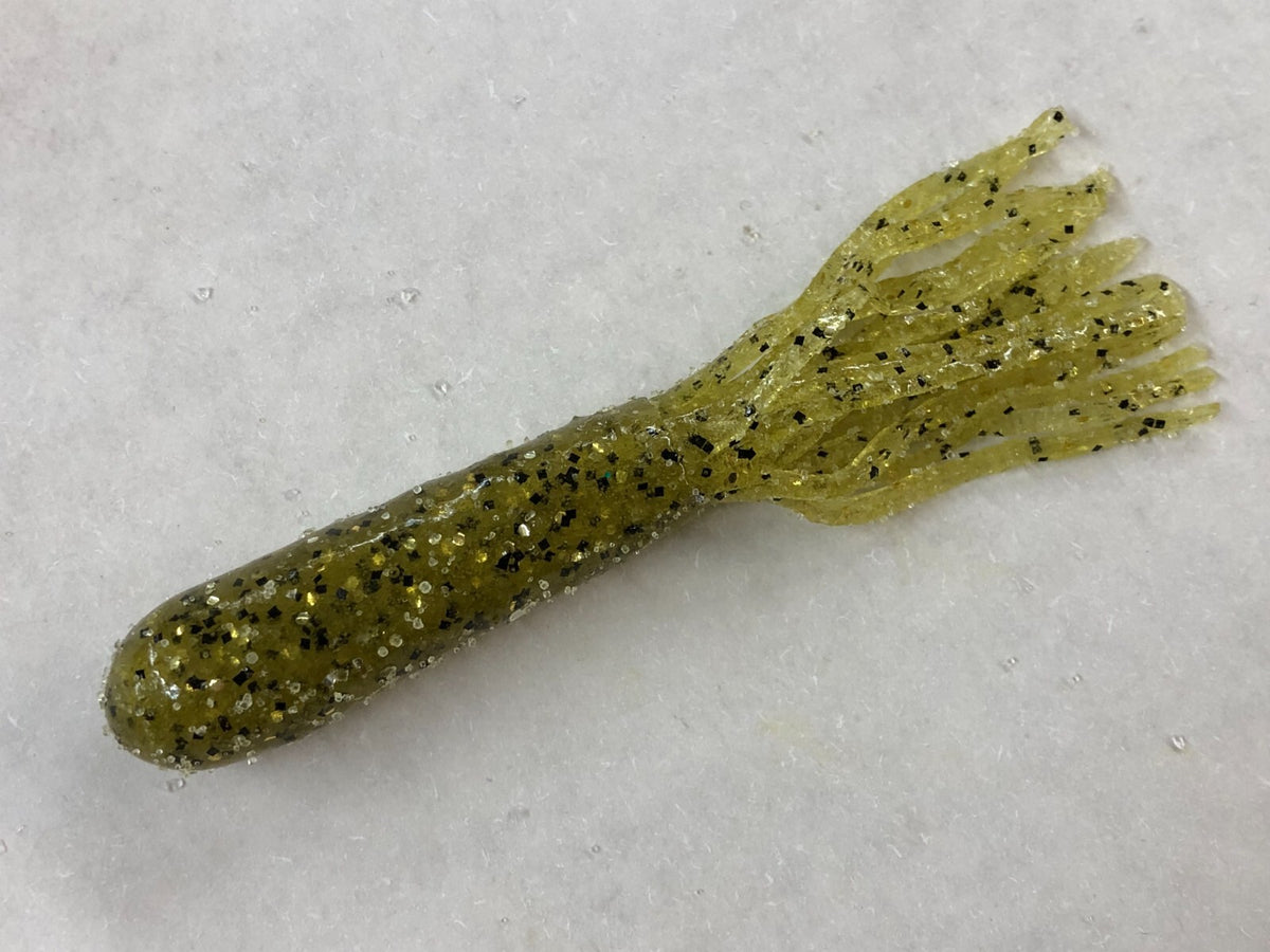Dipped Soft Plastic Bass Tubes 4-inch, 20 Pack Fishing Lures - Multiple Colors