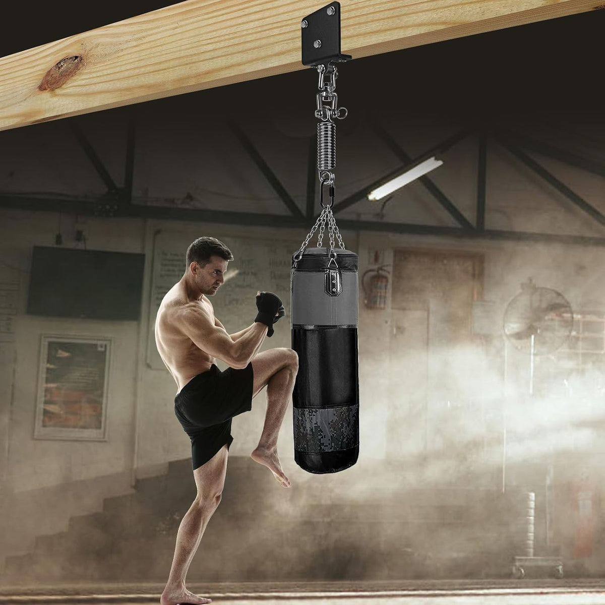Heavy Bag Hanger with 360° Swivel for Boxing Punching Bags Ceiling Mount