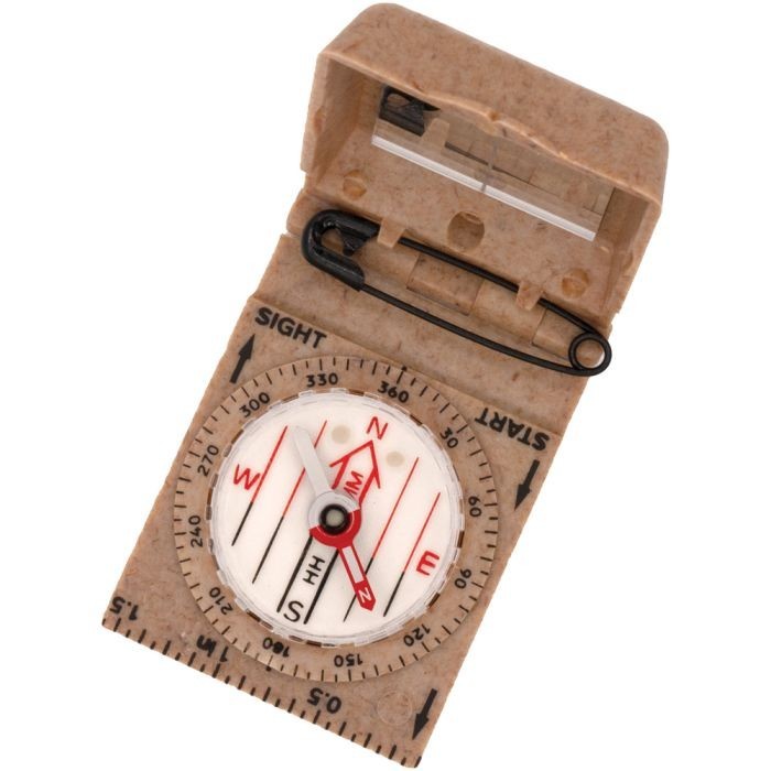 Mini Compass for Hiking Camping Outdoor Navigation with Luminous Markings