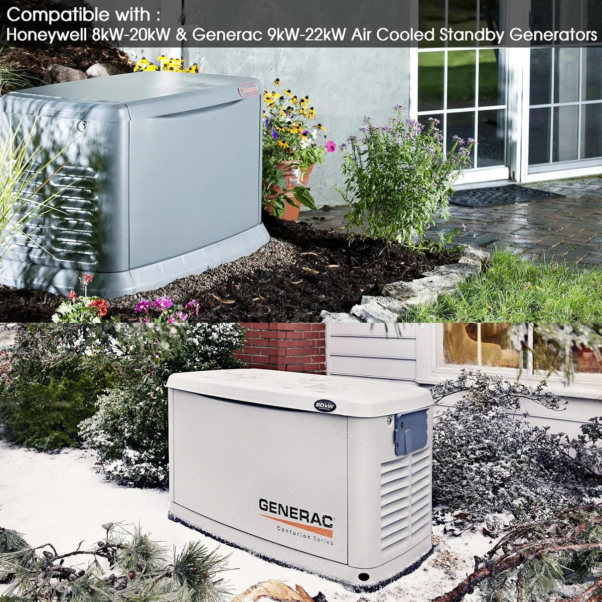Cold Weather Generator Battery & Oil Heater Kit for Generac 7101 & 7102