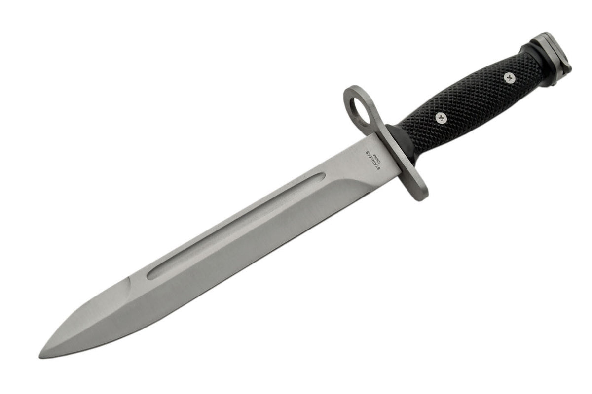 14-Inch Stainless Steel Fixed Tactical Knife with Sheath