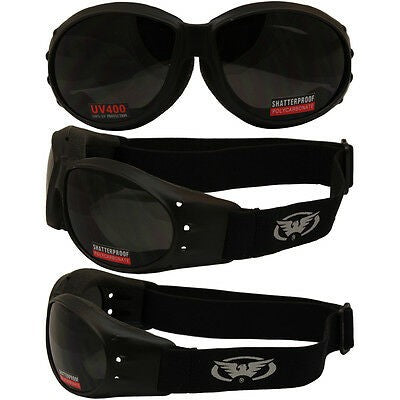 Global Vision Eliminator Goggles 2-Pack with Mirror & Dark Lens UV Protection