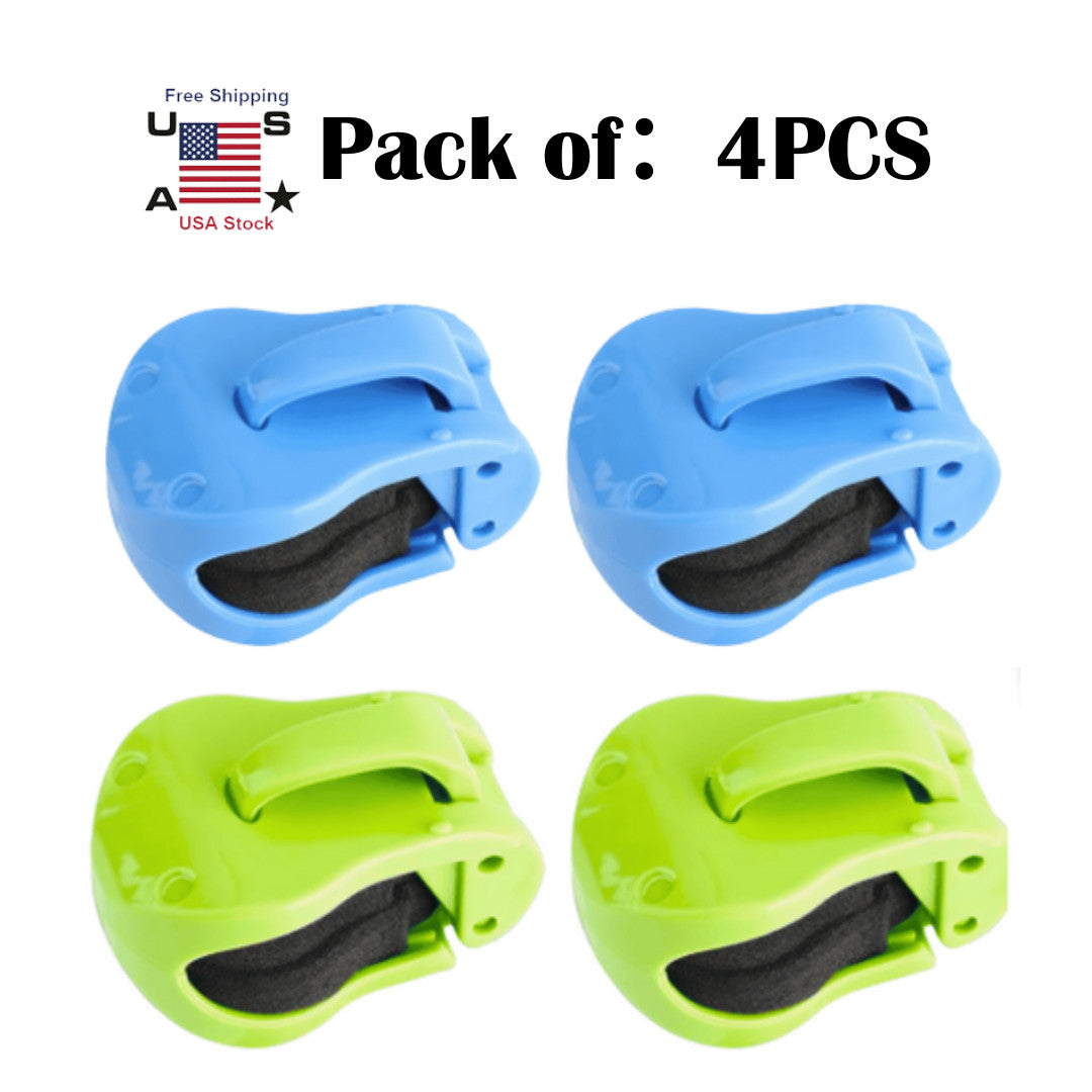 Multifunctional Fishing Rod Holder Set - Durable ABS Storage & Tie Holders