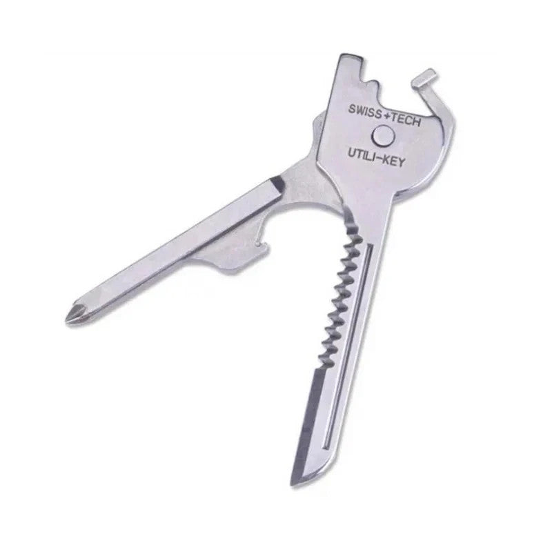 6-in-1 Multi-Function Stainless Steel Key Tool Keychain