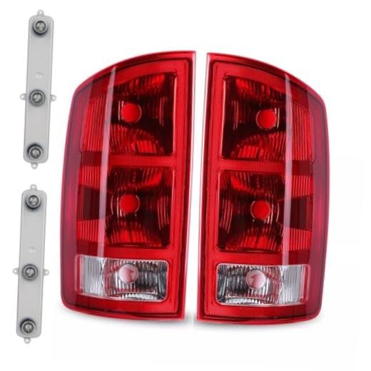2002-2006 Dodge Ram Tail Light Set - Rear Brake & Signal Lamps for Pickup Trucks