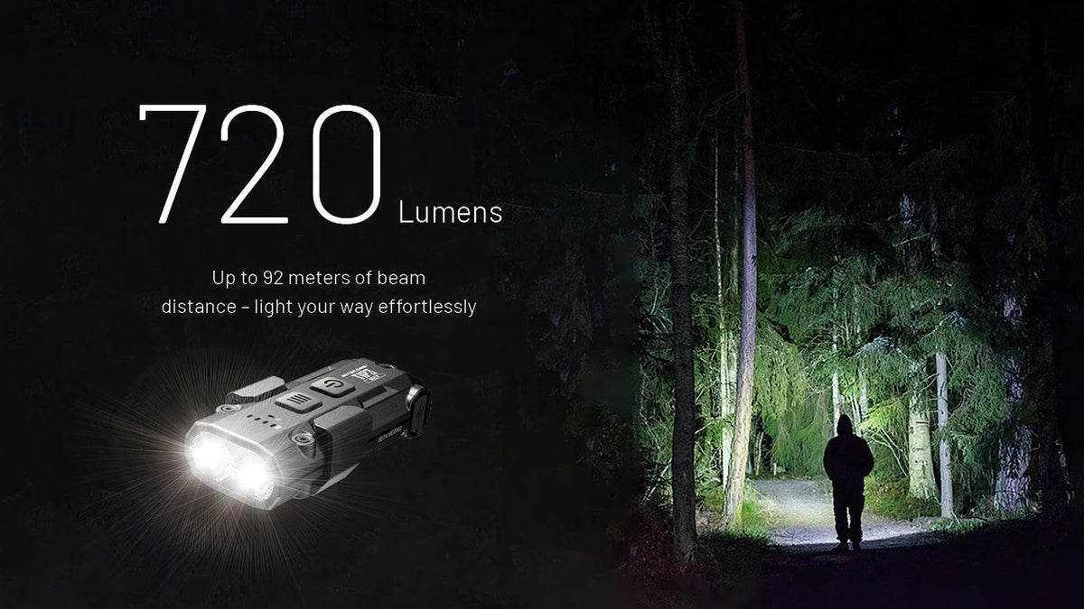 Rechargeable Keychain Light Waterproof Impact Resistant Aluminum Black