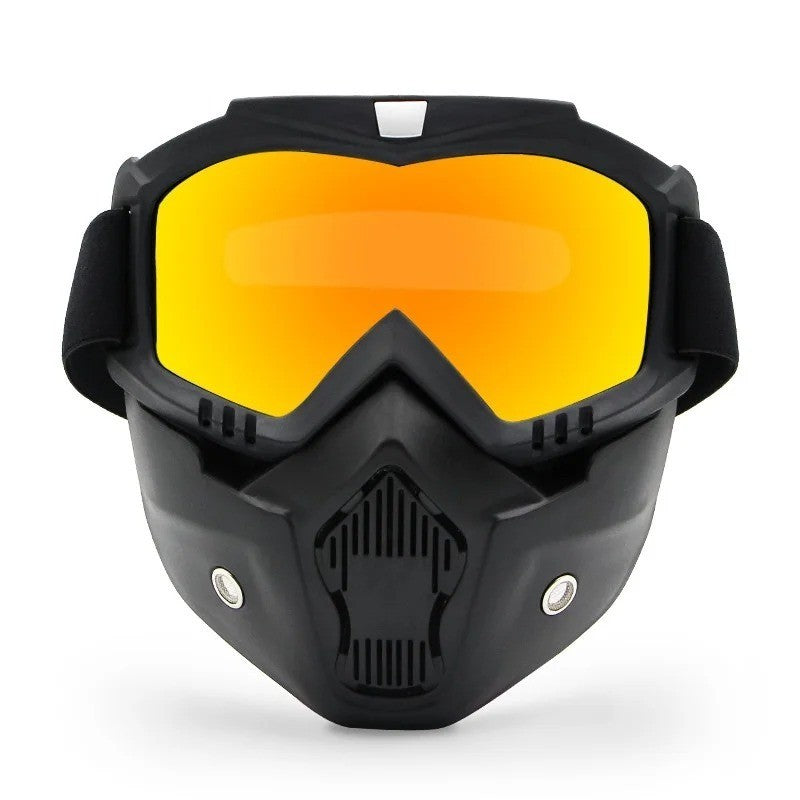 Dustproof Motorcycle Goggles Adjustable Breathable Full Face Off-Road Helmet