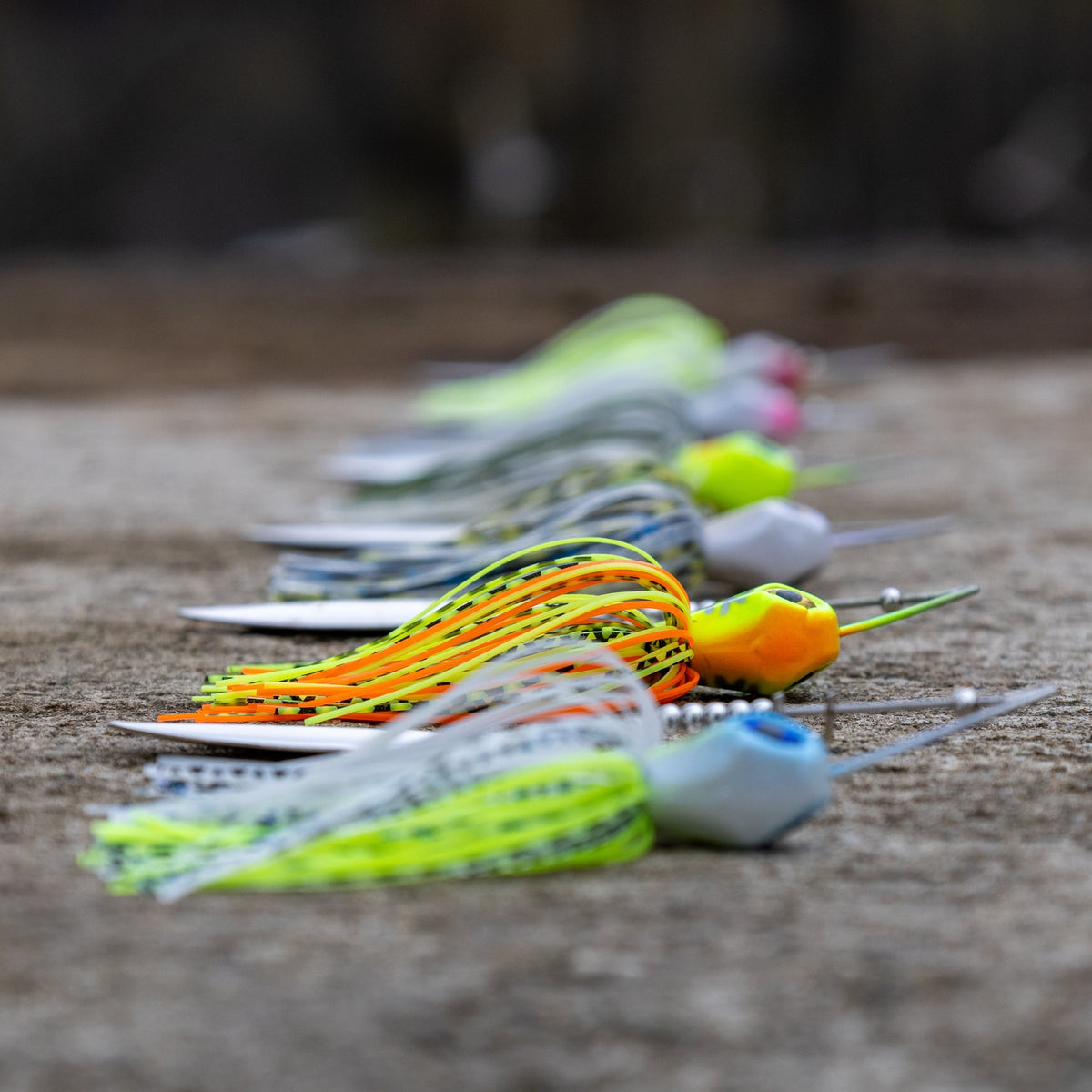 Spinnerbait Fishing Lure 3-Pack Double Willow Blade Bass Tackle Set