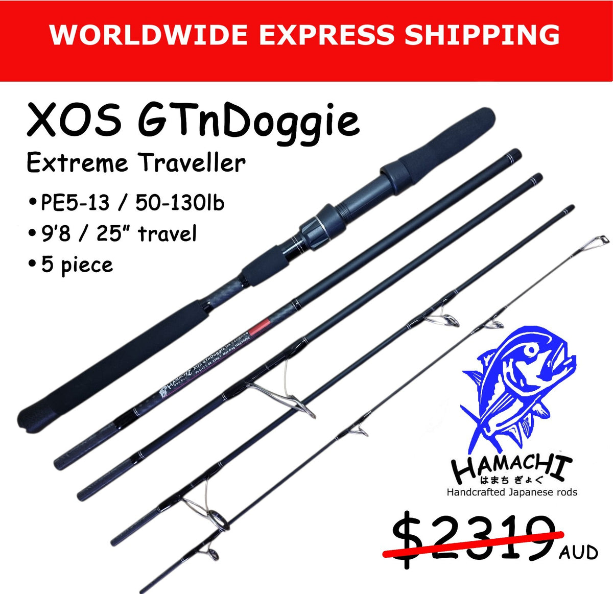 Deep Drop Fishing Rods for Offshore Tackle - Powerlift Grip & Strong Guides