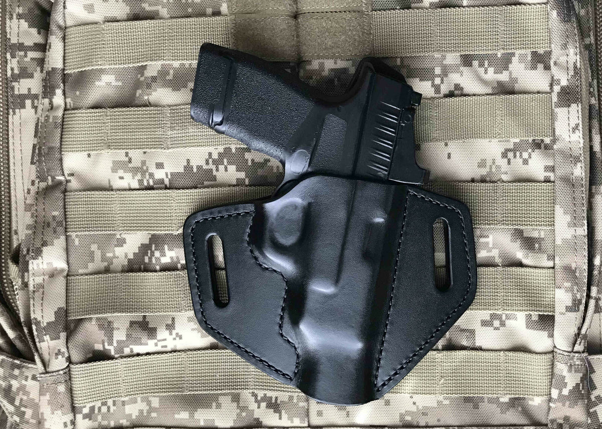 Springfield Hellcat RDP Holster Leather Outside Waistband - Handcrafted USA