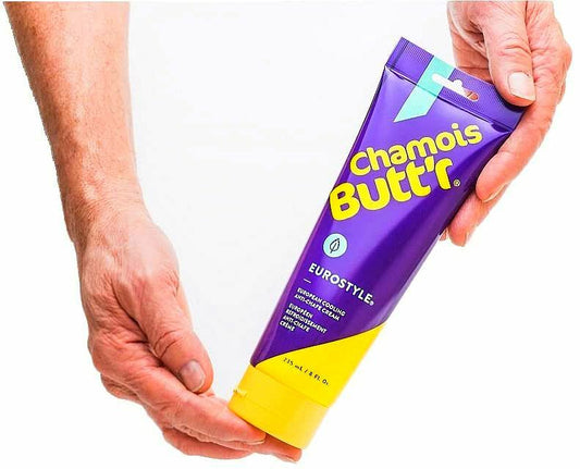 Cycling Chamois Butt'r Cooling Cream 8oz Tube for Road Bike Comfort