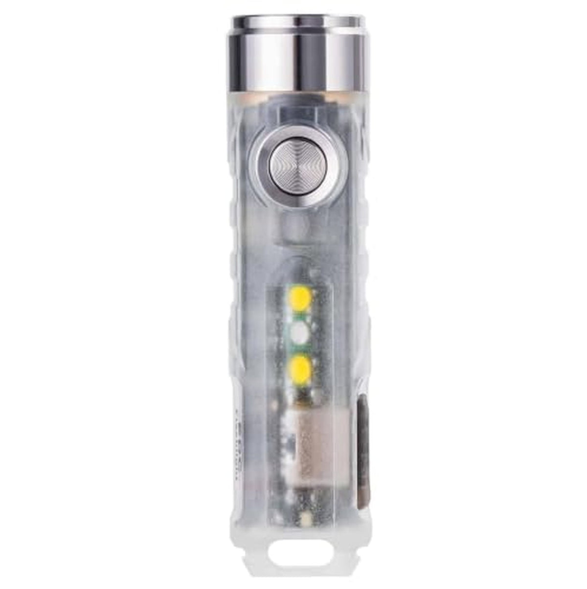 Titanium Keychain Flashlight 650 Lumens Rechargeable Waterproof Compact