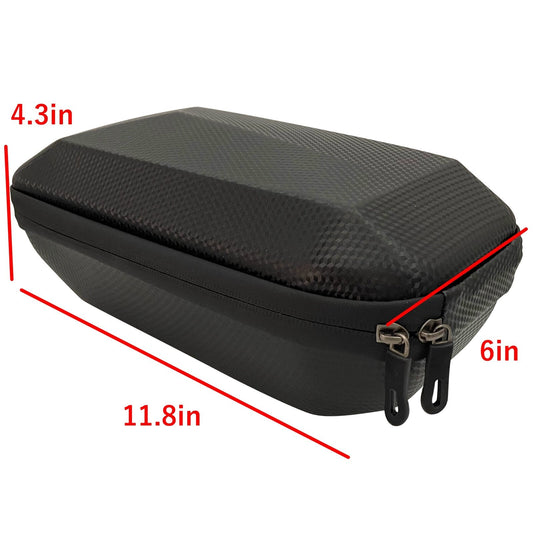 Waterproof Bicycle Handlebar Bag with Hard Shell Storage 4.2QT