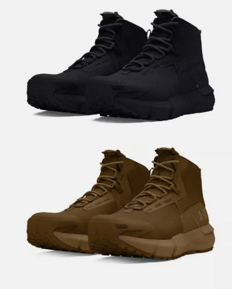Men's Tactical Duty Boots - Waterproof, Slip-Resistant, Mid-Height Work Footwear