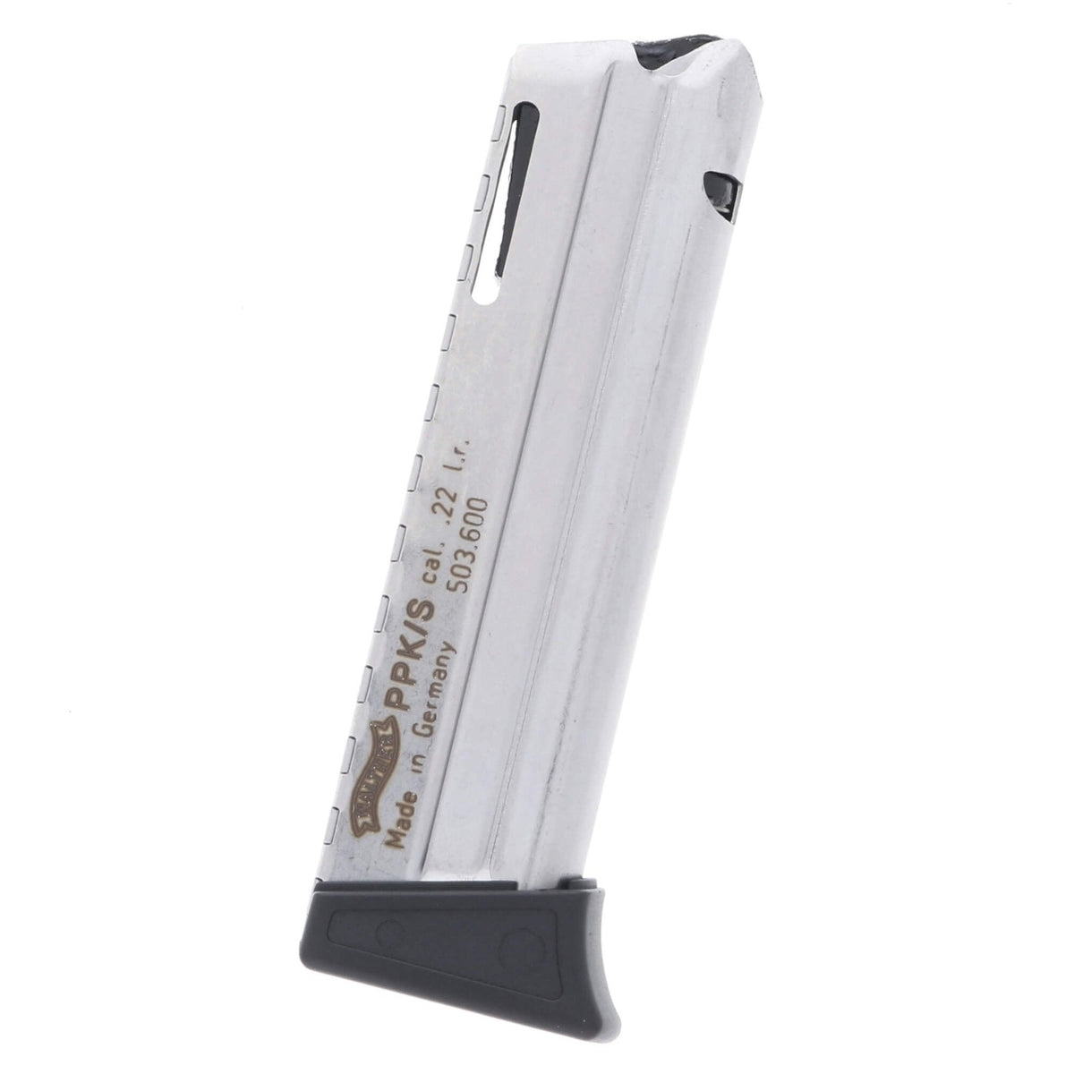Walther PPK/S .22 LR 10-Round Nickel Magazine for Target & Training