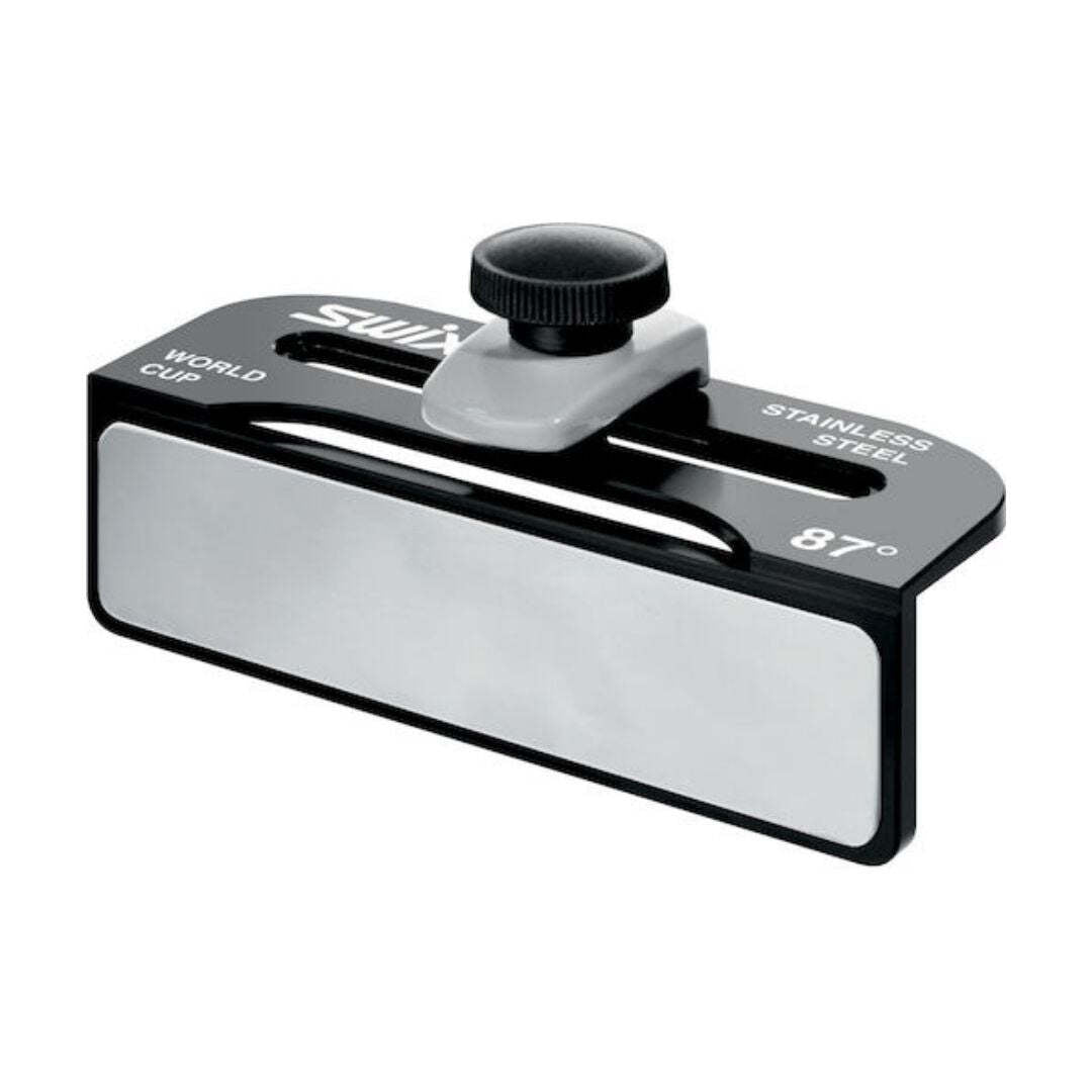 Ski Edge Tuning File Guide with Stainless Steel Plate 87 Degree