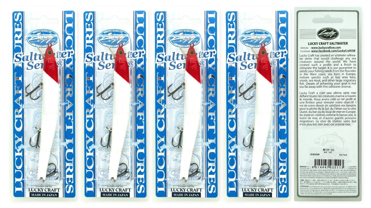 Saltwater Fishing Lure Set - 5 Jerkbaits for Shore & Inshore Fishing