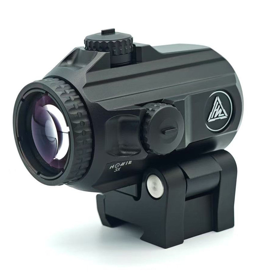 3X Tactical Magnifier Sight for Red Dot Optics Flip-to-Side Mount